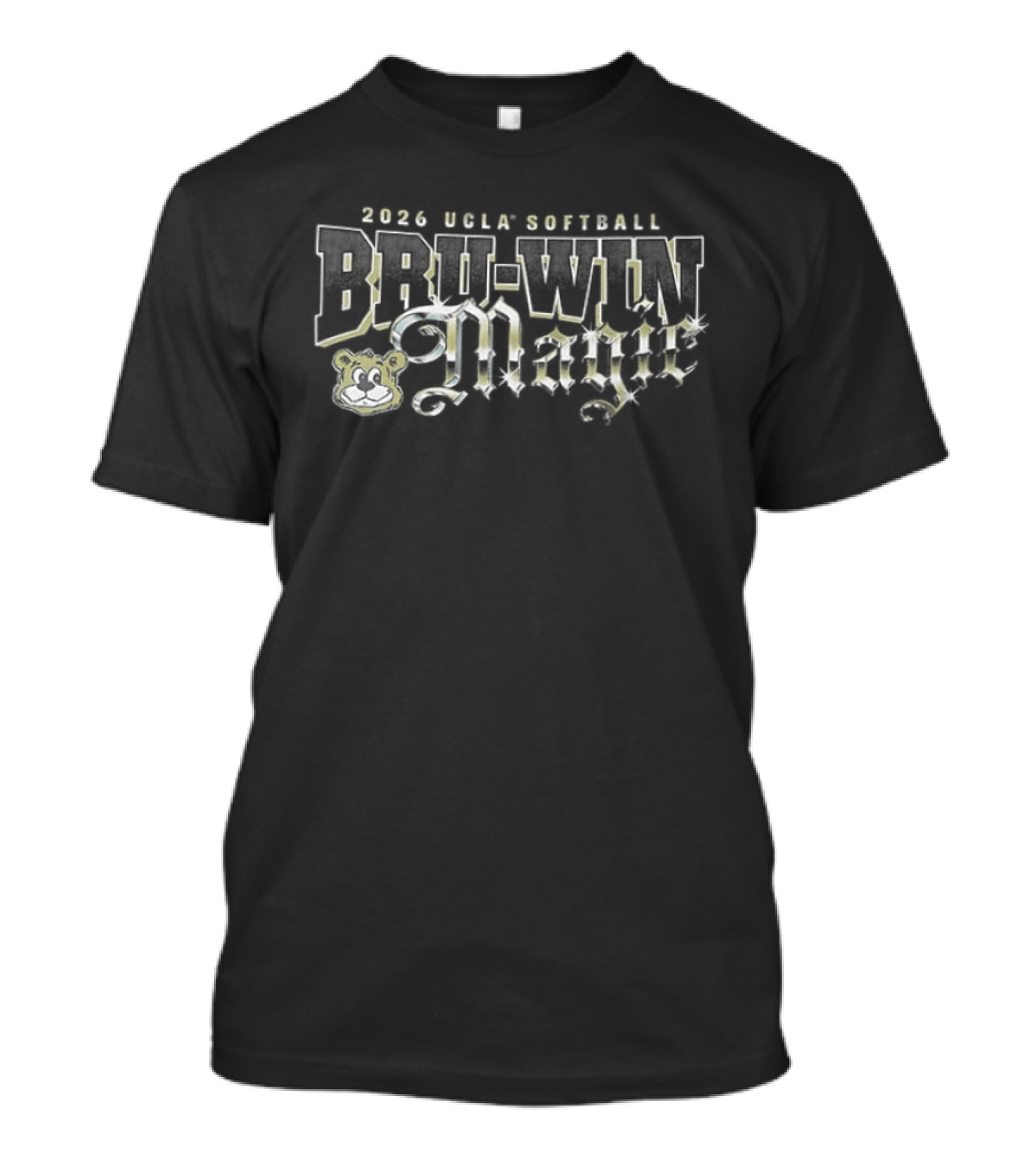 2026 UCLA Bruins Softball Bru Win Magic Two Sided T-Shirt
