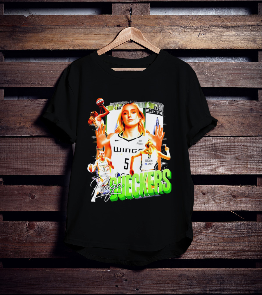 Paige Bueckers Dallas Wings Number 5 Basketball Star T-Shirt