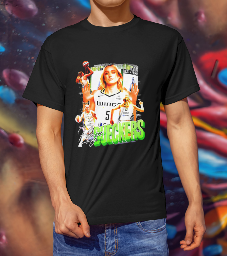 Paige Bueckers Dallas Wings Number 5 Basketball Star T-Shirt