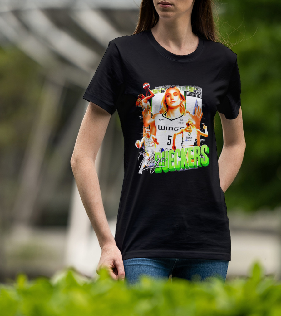 Paige Bueckers Dallas Wings Number 5 Basketball Star T-Shirt