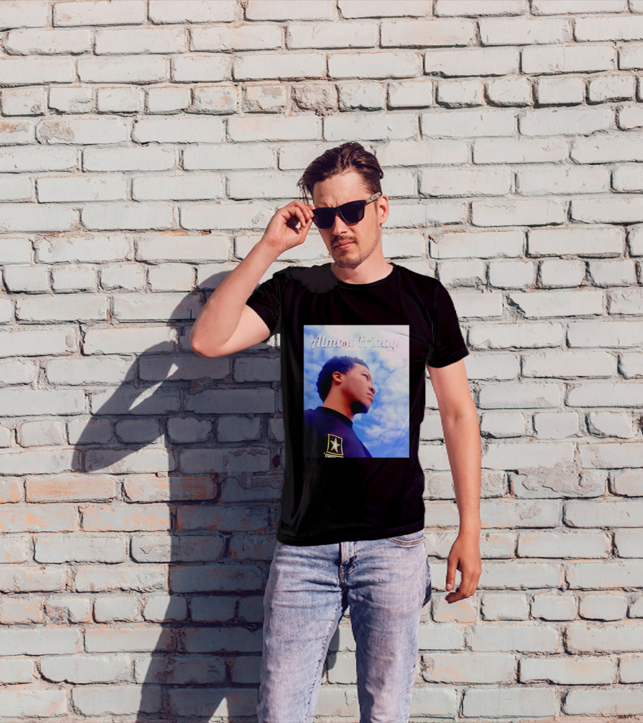 Almost Friday Jalen Brunson NWTS Basketball Sky T-Shirt