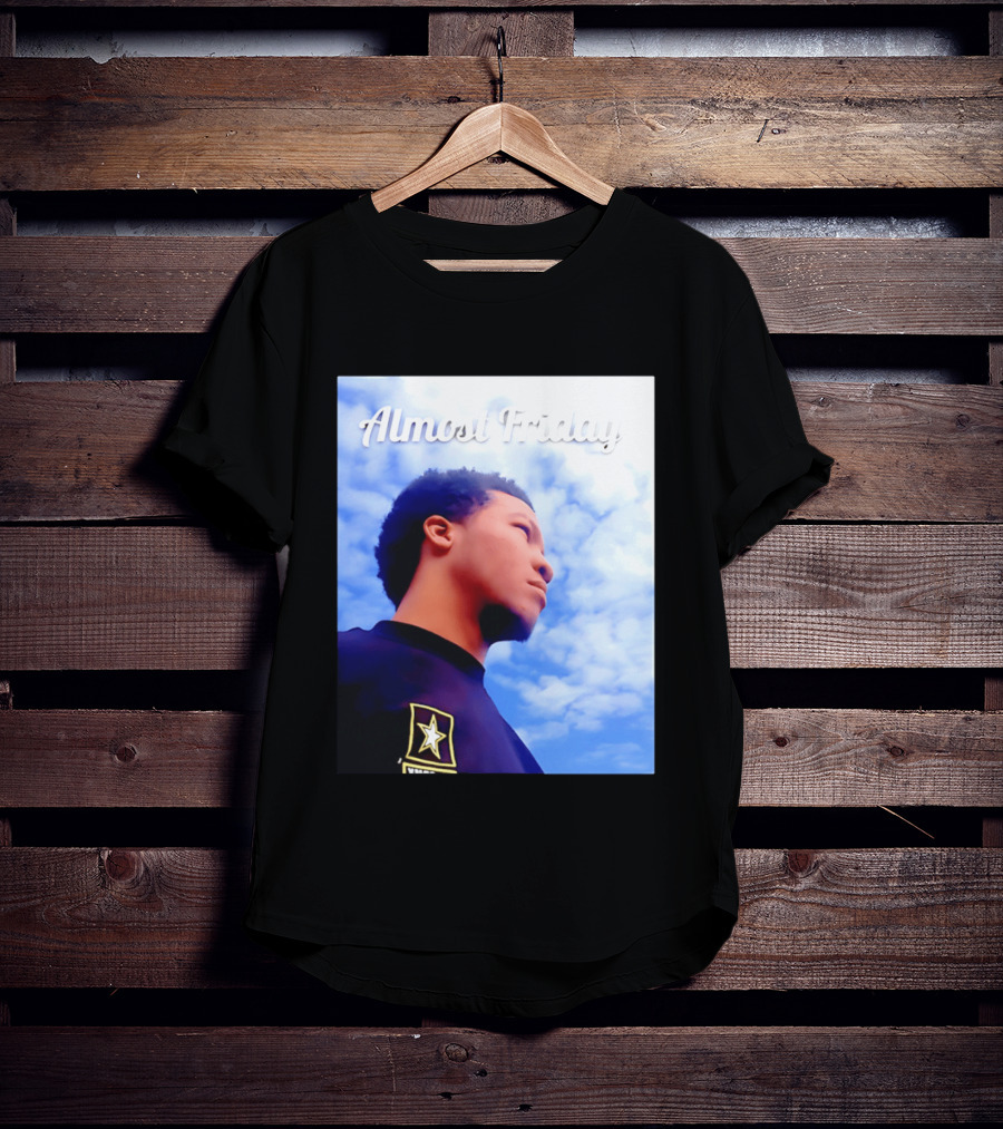 Almost Friday Jalen Brunson NWTS Basketball Sky T-Shirt