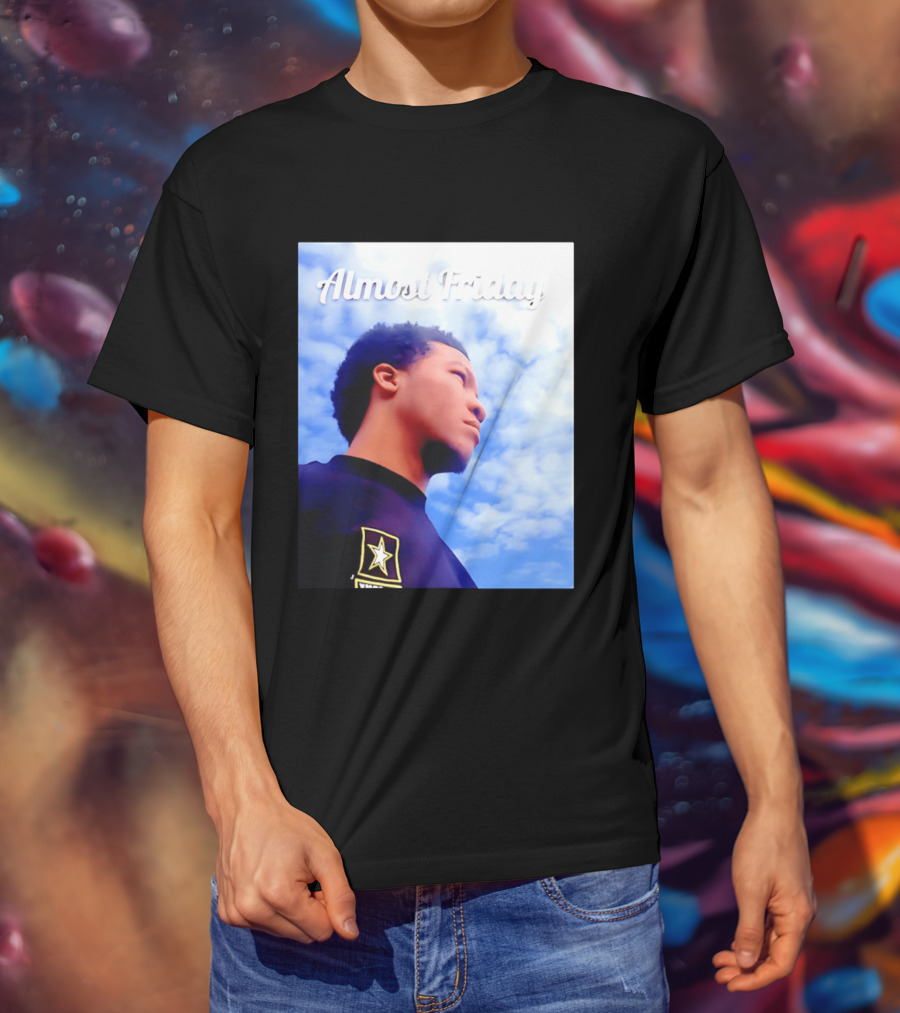 Almost Friday Jalen Brunson NWTS Basketball Sky T-Shirt