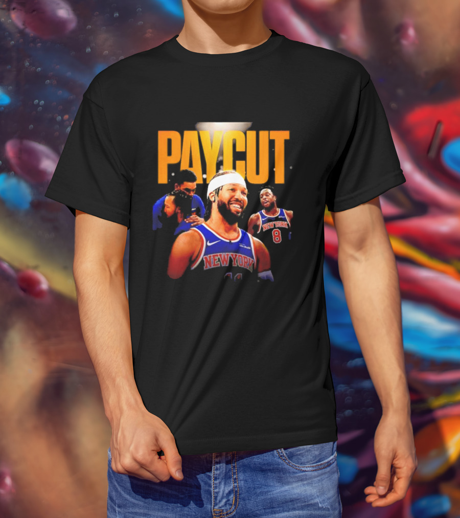 New York Basketball Paycut Jalen Brunson Knicks Edition T-Shirt