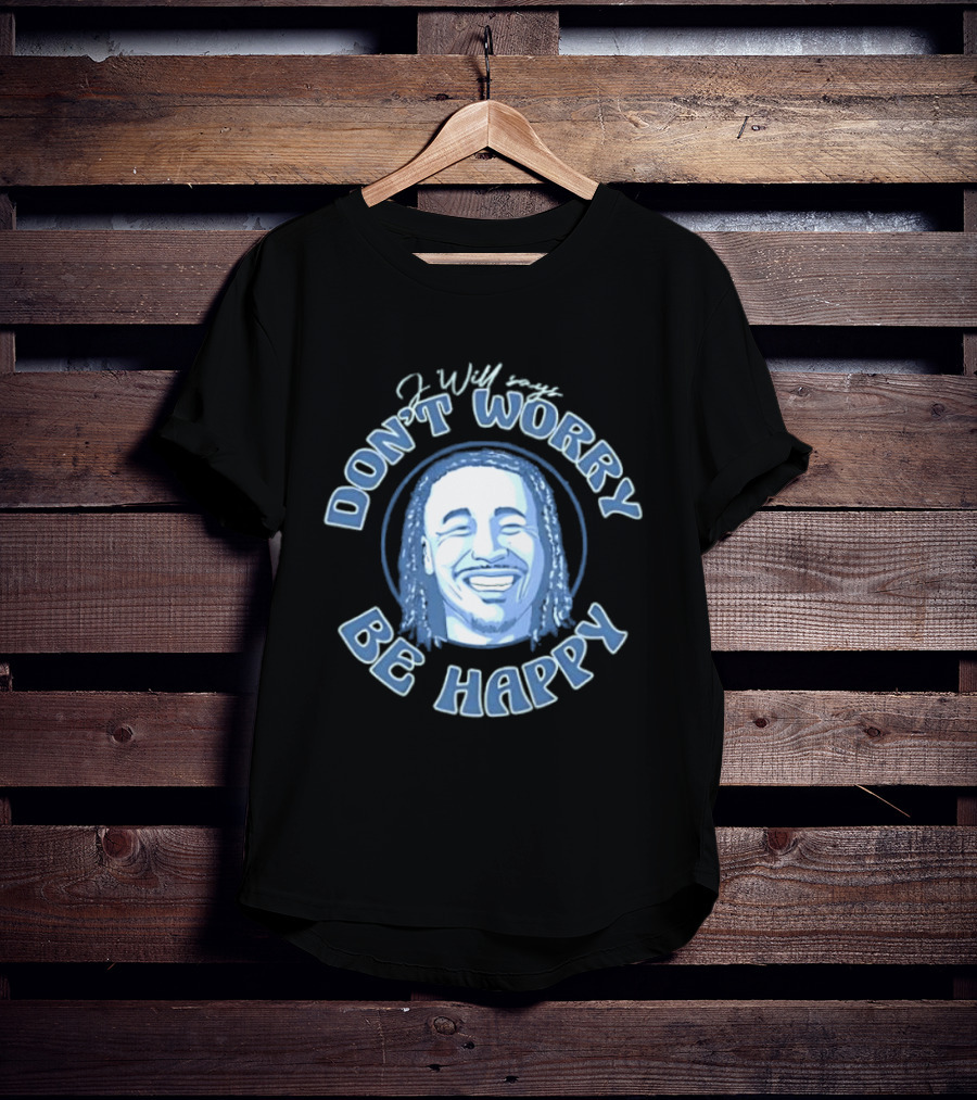 Jaylin Williams J Will Don't Worry Be Happy Smiling Face T-Shirt