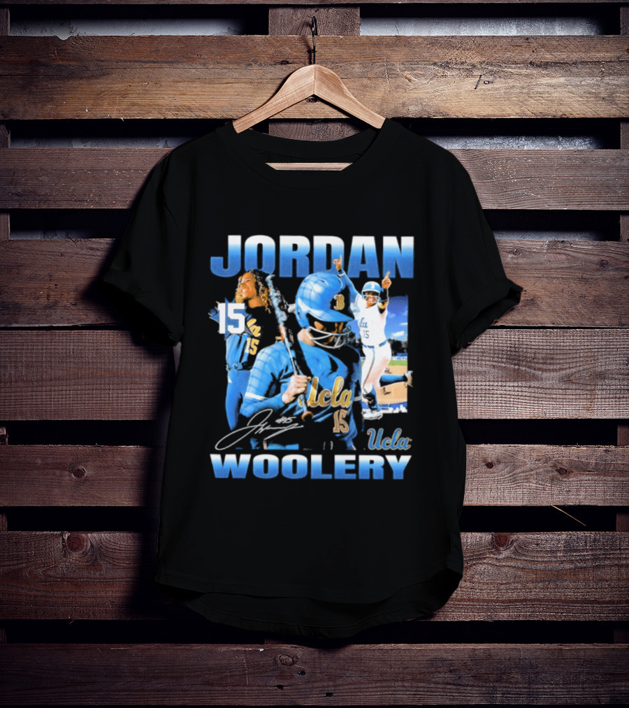 Jordan Woolery 15 UCLA Bruins Women's Softball T-Shirt