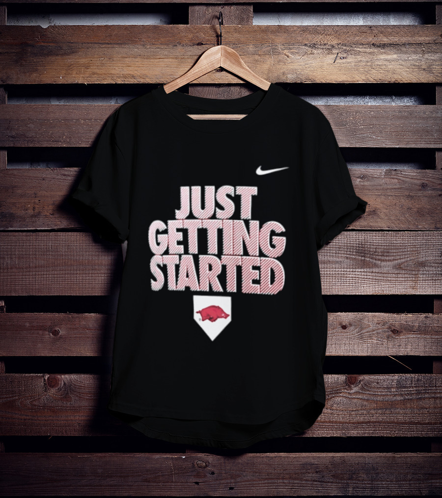Nike Just Getting Started Arkansas Razorbacks Women's Softball T-Shirt