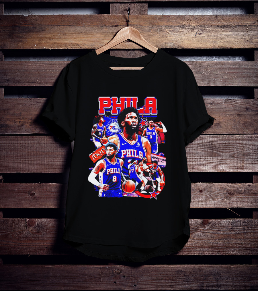 Philadelphia 76ers Phila 6ers Team Players Arena T-Shirt