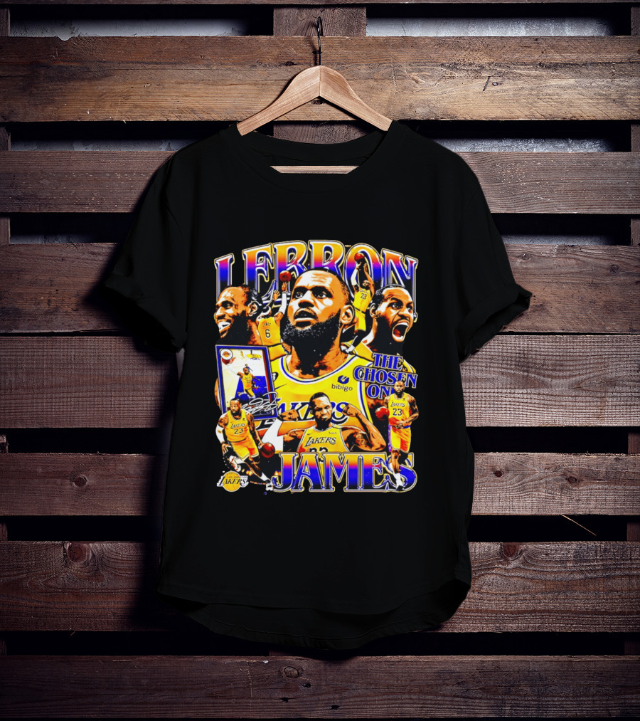 LeBron James Los Angeles Lakers The Chosen One 23 6 T-Shirt