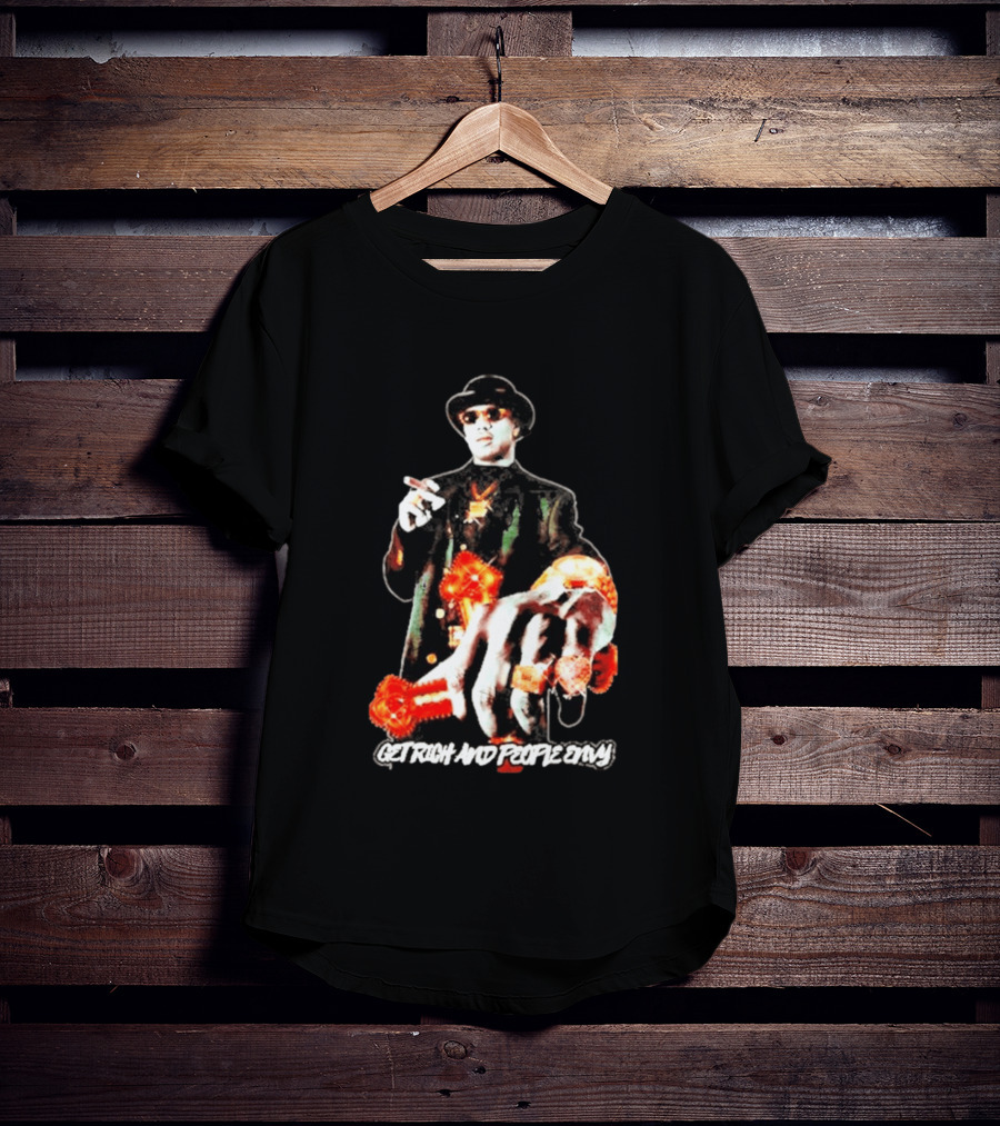 Master P Get Rich And People Envy Gold Rings Money Power T-Shirt