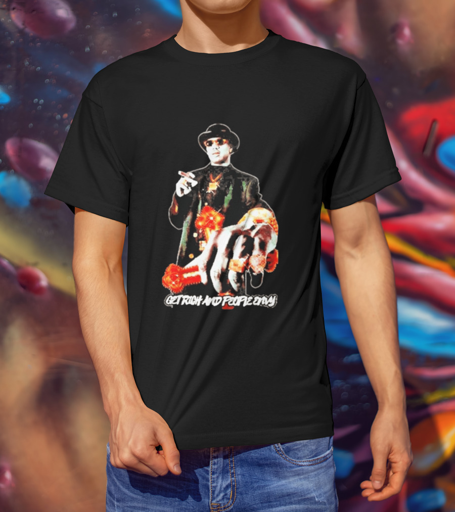 Master P Get Rich And People Envy Gold Rings Money Power T-Shirt