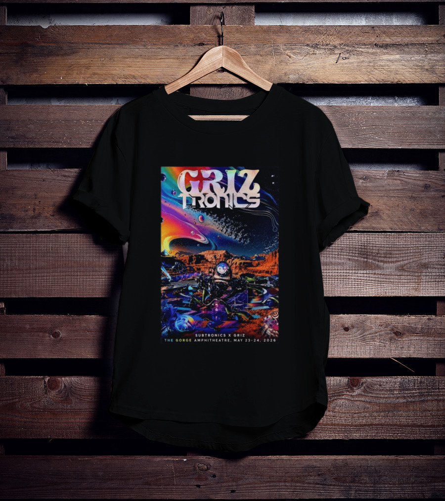 GRiZTRONICS Subtronics The Gorge Amphitheatre May 23 24, 2026 T-Shirt