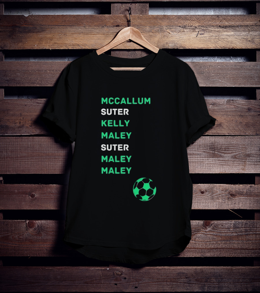 McCallum Suter Kelly Maley Football Soccer Ball T-Shirt