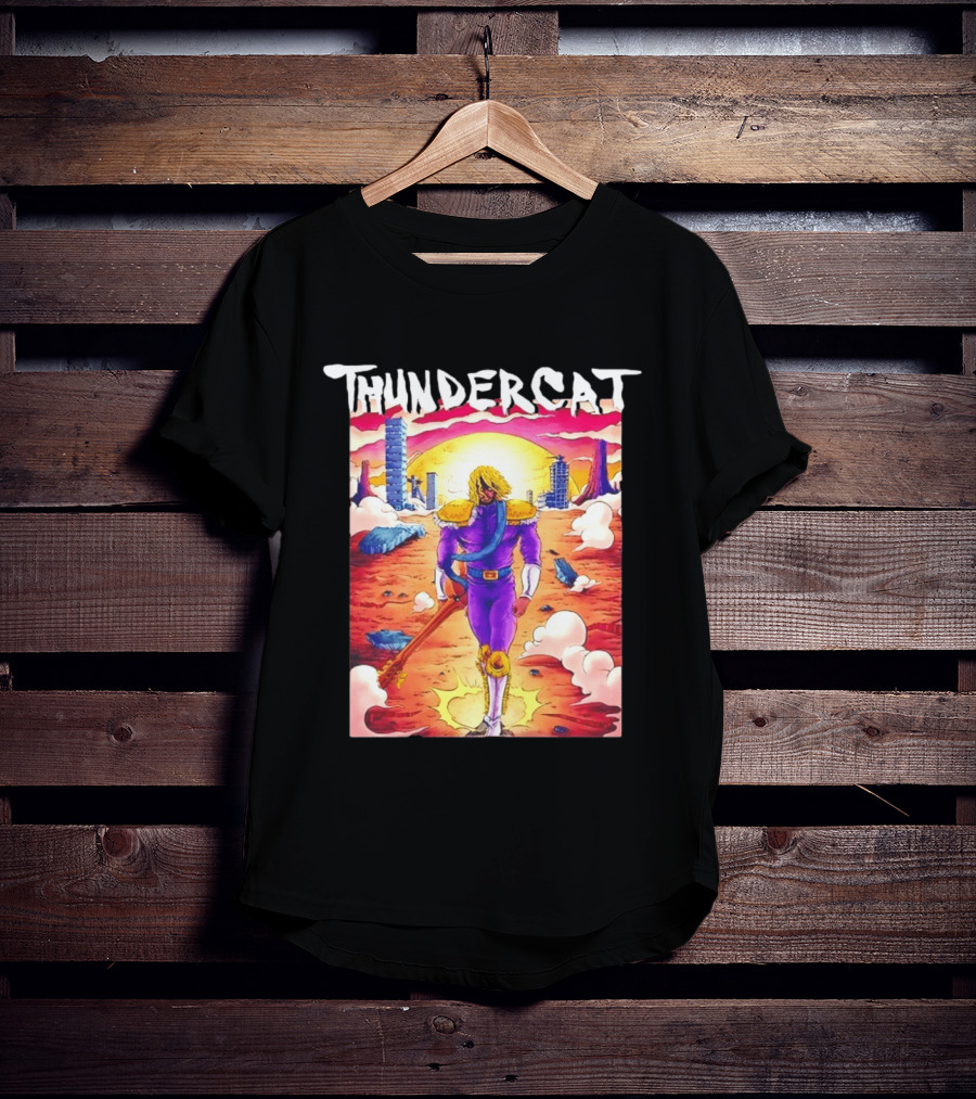 Thundercat It Is What It Is Tour 2021 Futuristic Warrior Desert Scene T-Shirt