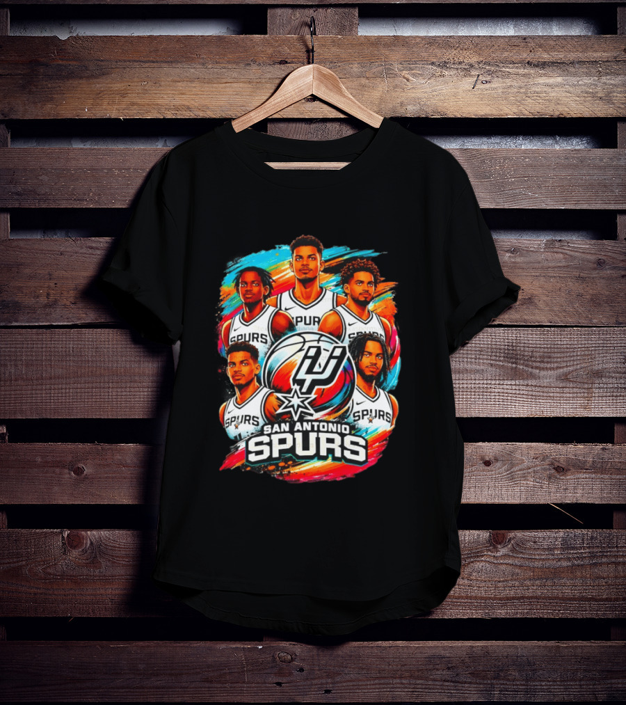 Victor Wembanyama San Antonio Spurs NBA Basketball 2026 Team Players T-Shirt