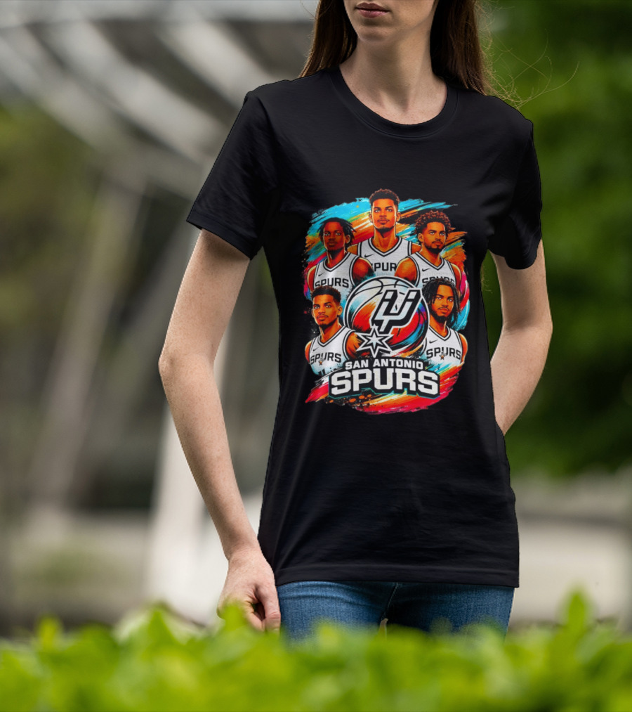 Victor Wembanyama San Antonio Spurs NBA Basketball 2026 Team Players T-Shirt