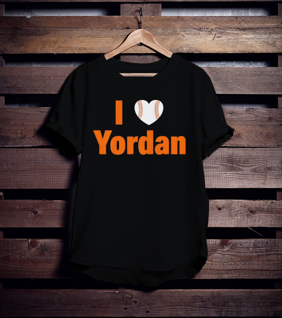 Yordan Alvarez Houston Astros MLB I Love Baseball T-Shirt