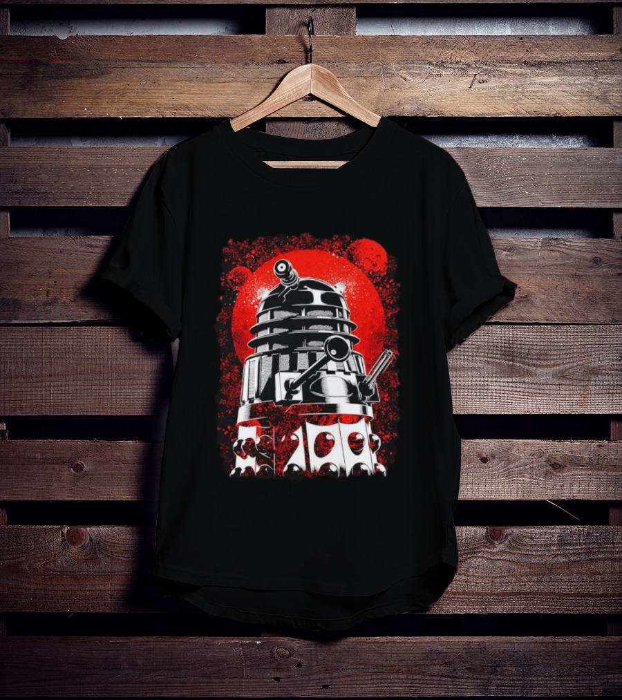 Dalek Doctor Who Science Fiction Alien Robot Villain TV Series Enemies T-Shirt