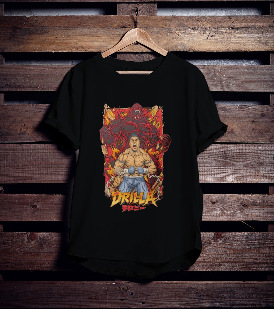 Drilla Gorilla Anthony Taylor Boxing MMA Warrior Explosion T-Shirt