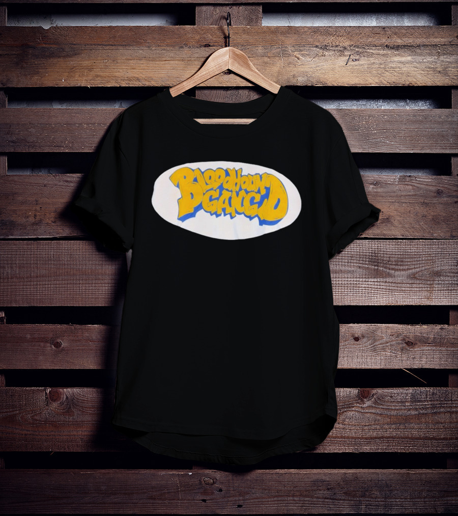 Bloodhound Gang Bold Yellow And Blue T-Shirt