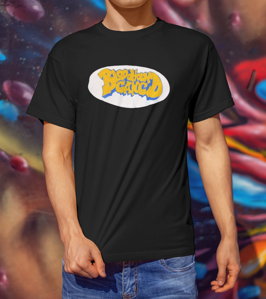 Bloodhound Gang Bold Yellow And Blue T-Shirt