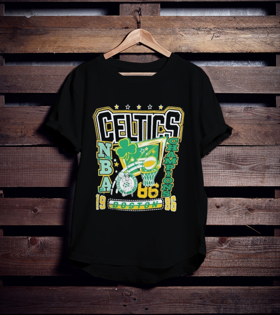 Celtics NBA Champions 1986 Boston '47 Collection T-Shirt