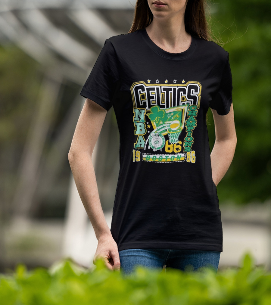Celtics NBA Champions 1986 Boston '47 Collection T-Shirt