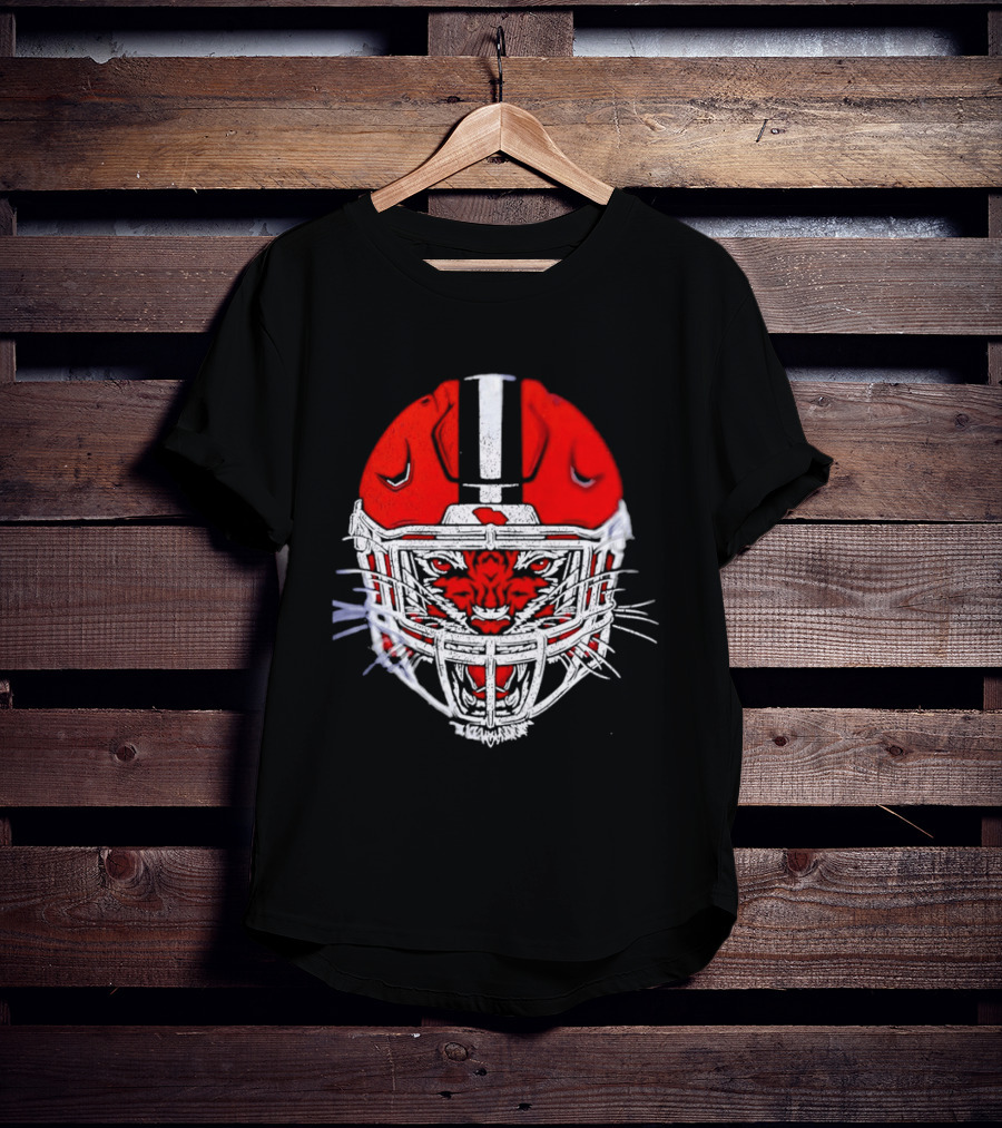 Cincinnati Bengals Tiger Head Football Helmet T-Shirt