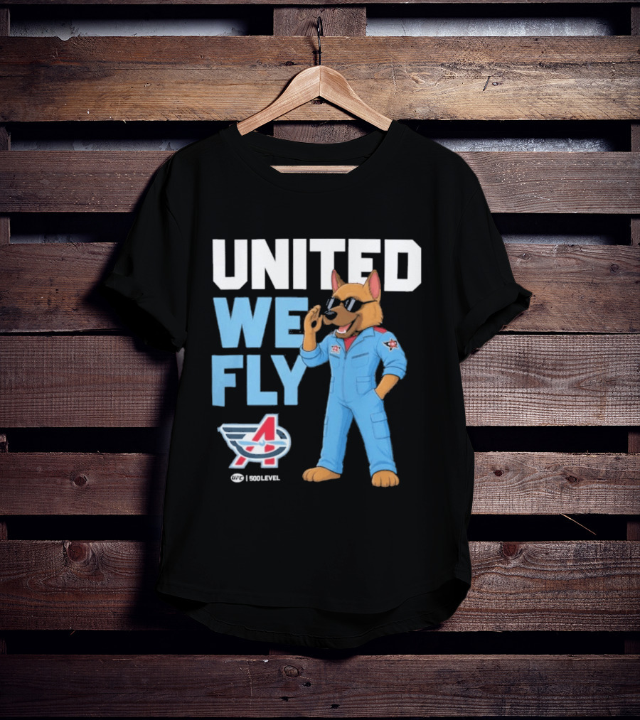 United We Fly Columbus Aviators UFL Maverick Navy T-Shirt
