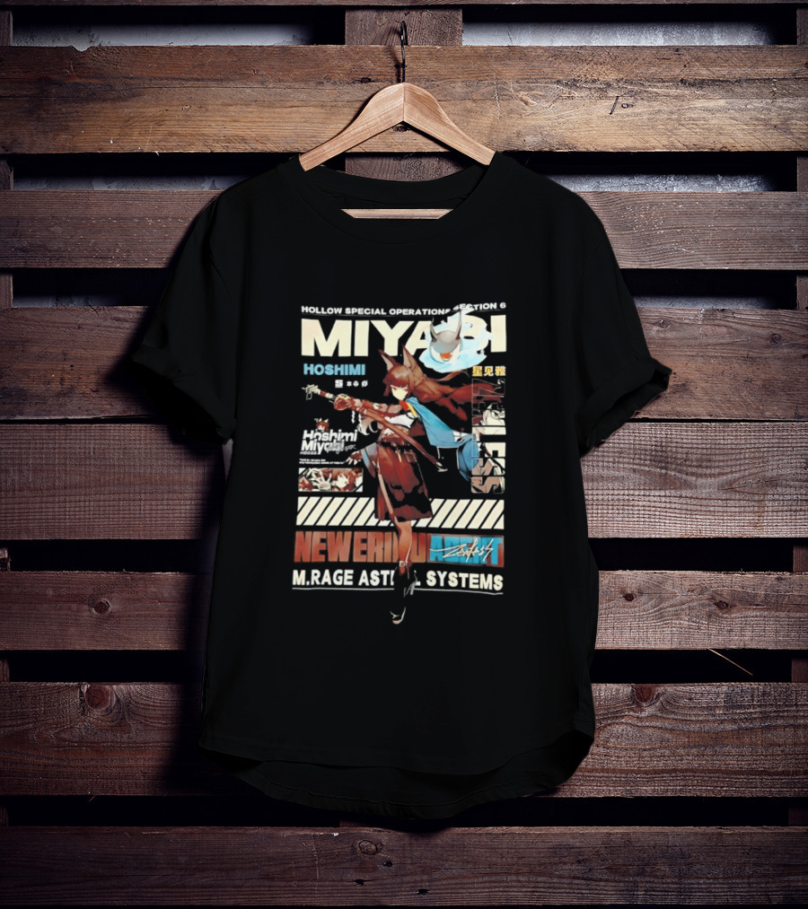 Hollow Special Operations Section 6 Miyabi Hoshimi Rage Ast System Never Ending Shift T-Shirt