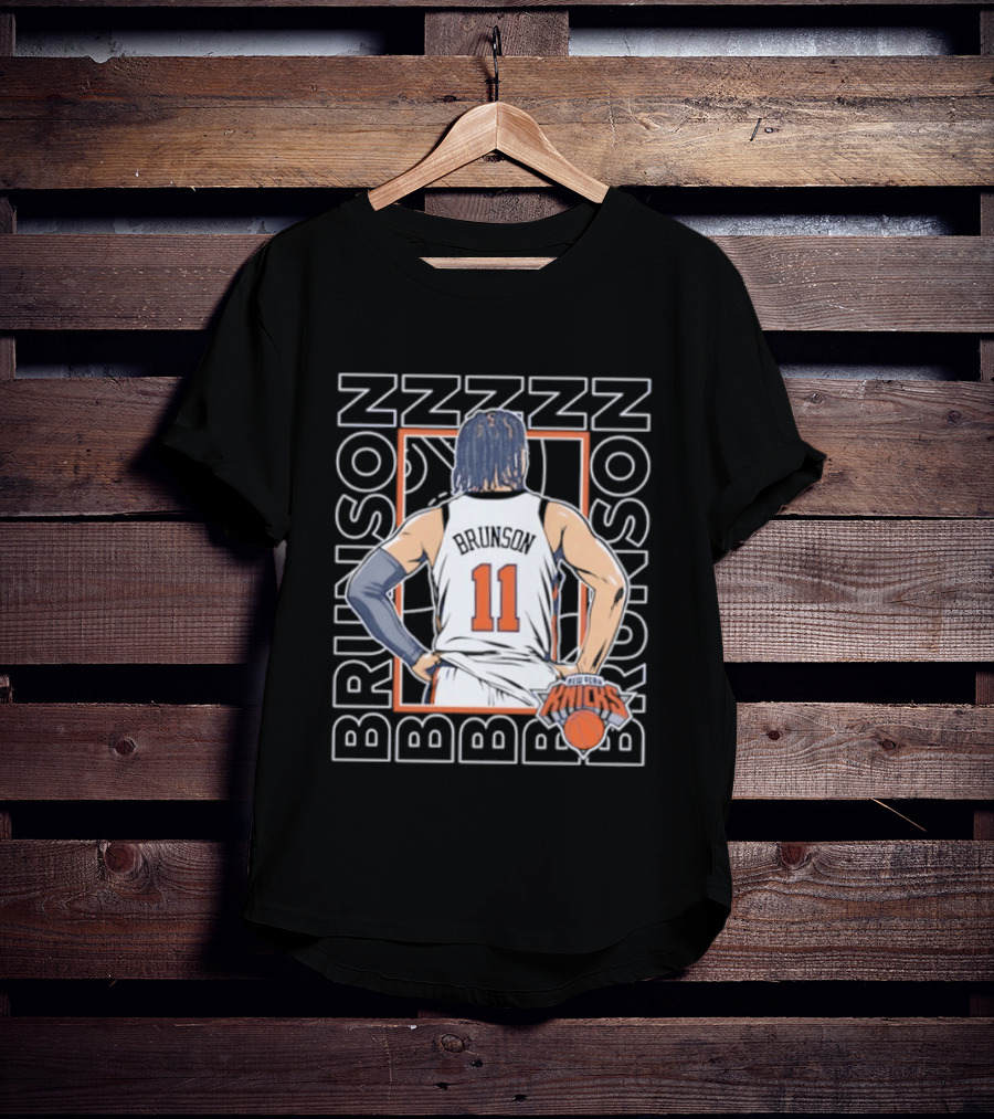 Jalen Brunson New York Knicks ZZZ ZZZ 11 Basketball Star T-Shirt