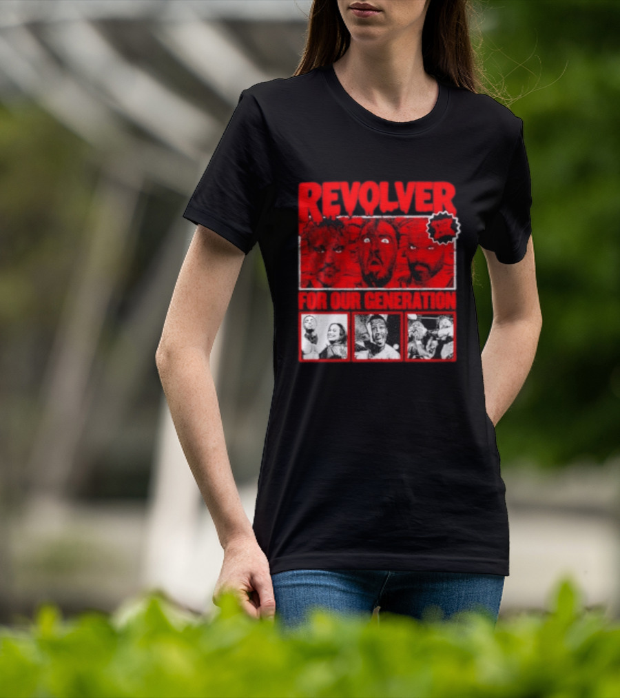 Revolver Horror Faces For Our Generation T-Shirt