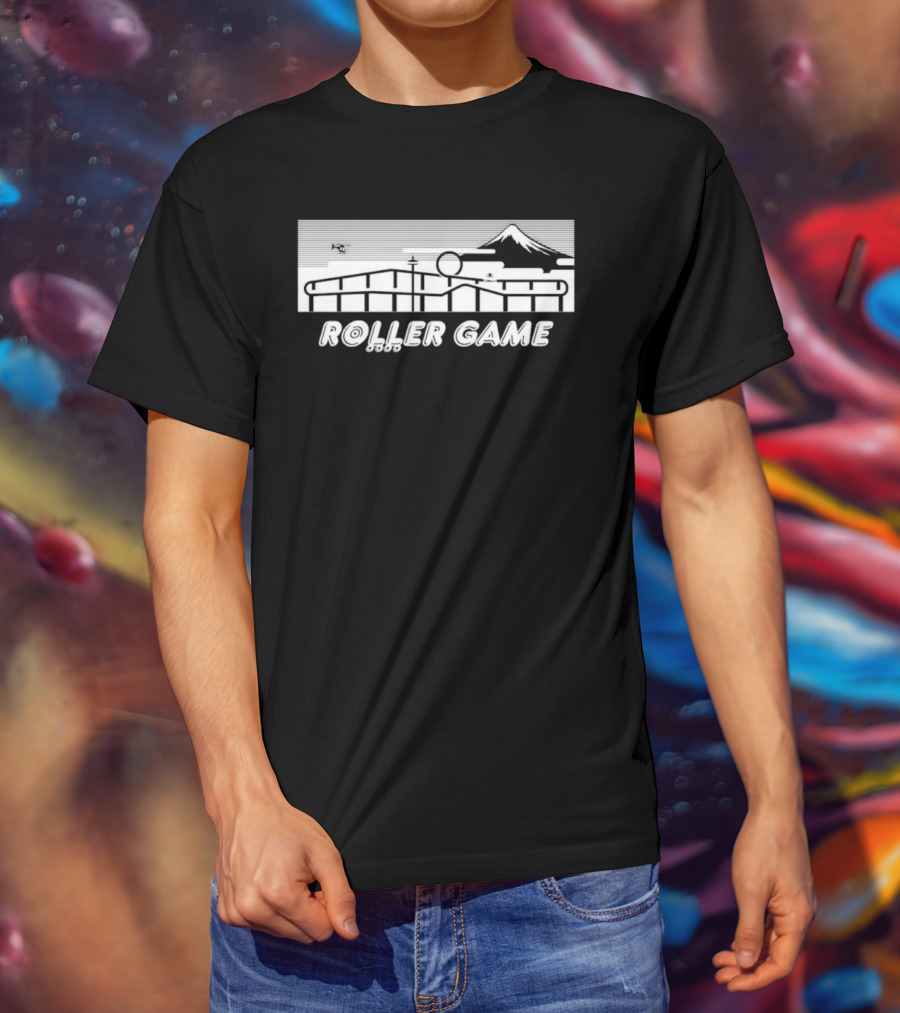 Roller Game Roller Skating Roller Mountain Helicopter Adventure T-Shirt