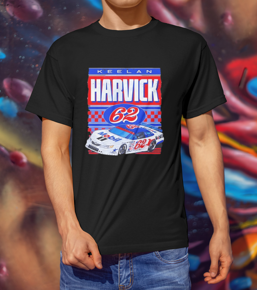 Keelan Harvick 62 Mobil 1 Toyota Camry NASCAR Racing T-Shirt