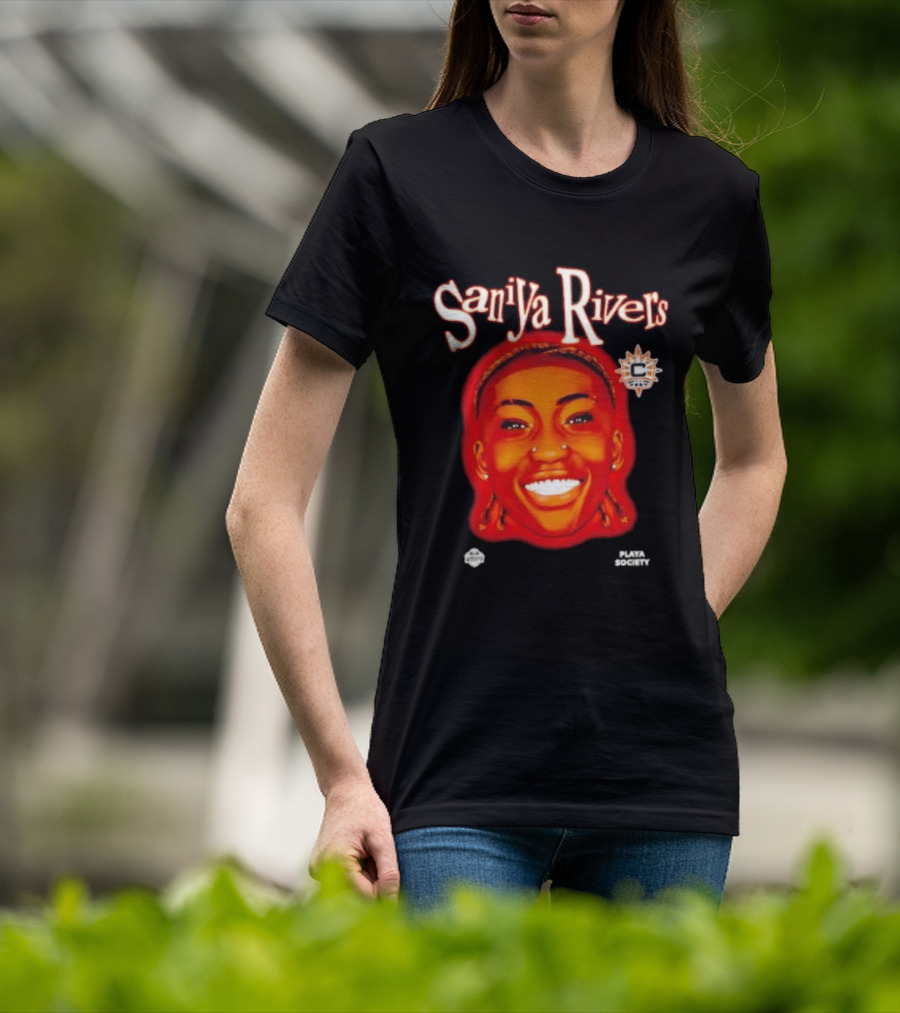 Saniyya Rivers Connecticut Sun Player Galaxy Big Head T-Shirt