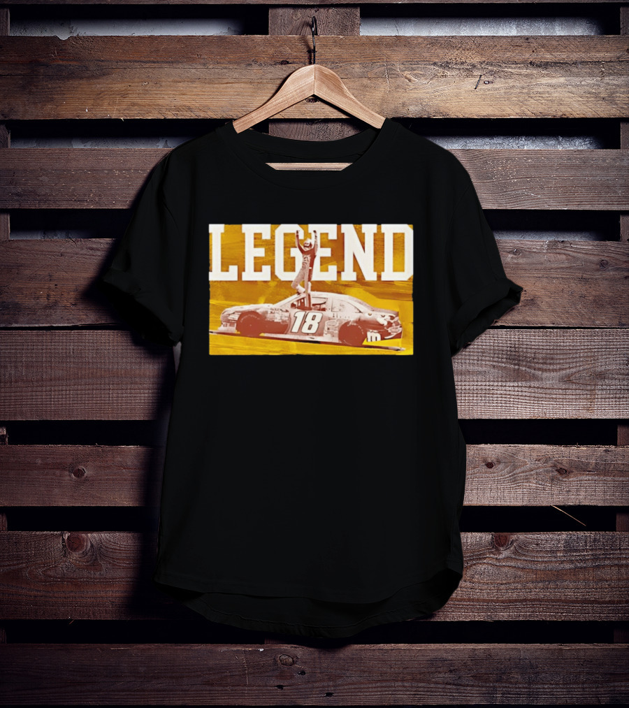 Kyle Busch 18 M&Ms Joe Gibbs Racing NASCAR Cup Series Legend Victory Celebration T-Shirt
