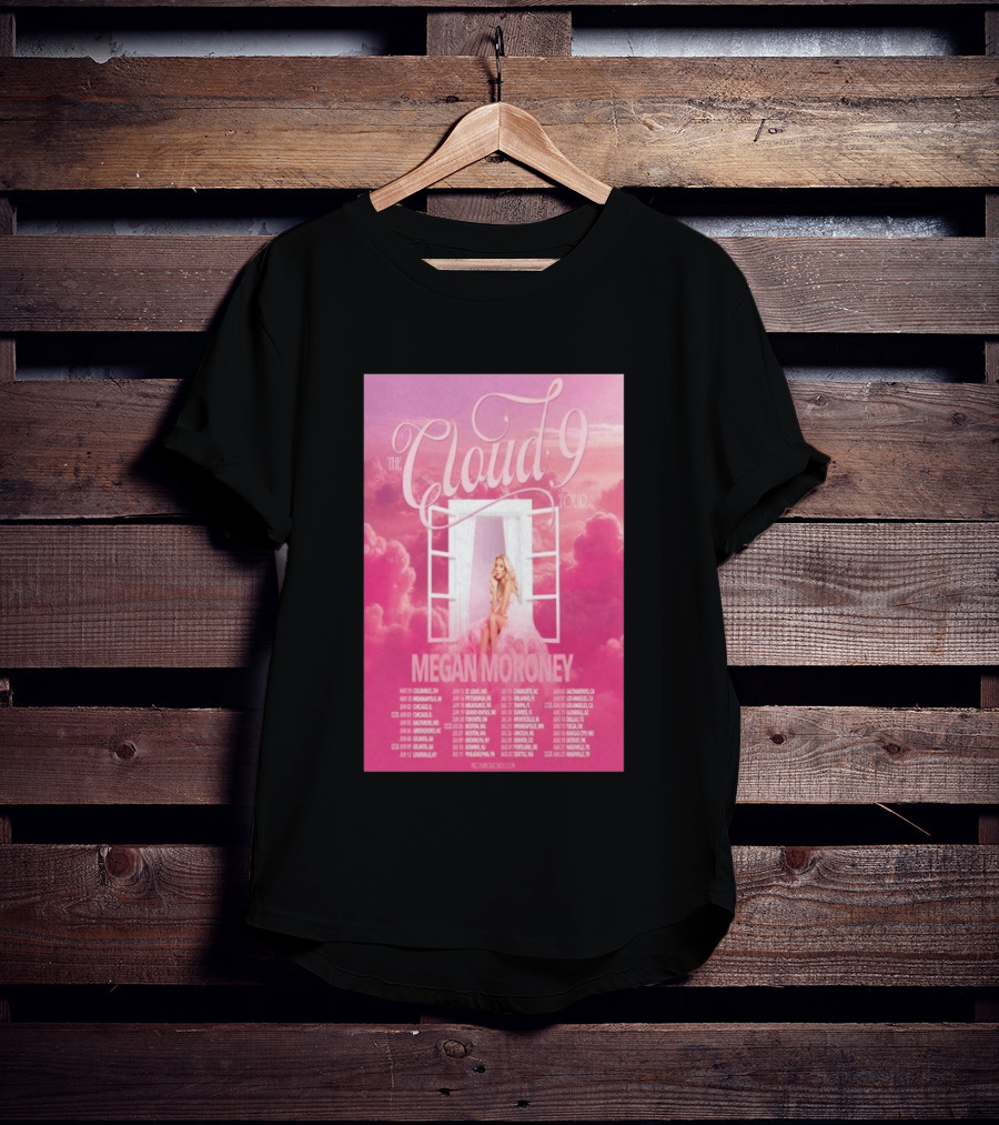 The Cloud 9 Tour Megan Moroney Chicago June 02 2026 T-Shirt