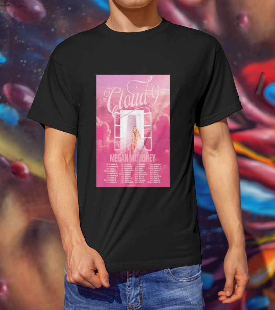 The Cloud 9 Tour Megan Moroney Chicago June 02 2026 T-Shirt
