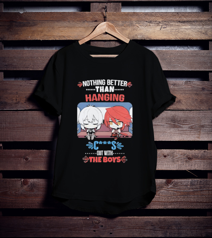 Stelle And Himeko Nothing Better Than Hanging Out With The Boys T-Shirt