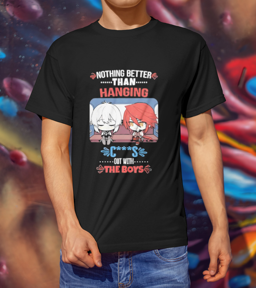 Stelle And Himeko Nothing Better Than Hanging Out With The Boys T-Shirt
