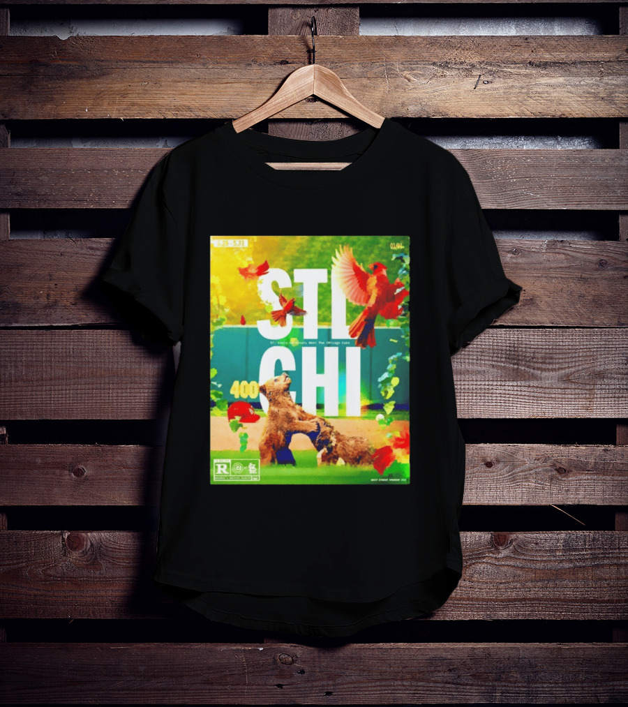 STL CHI St Louis Cardinals Vs Chicago Cubs 400 Stadium Rivalry 9 25 31 T-Shirt