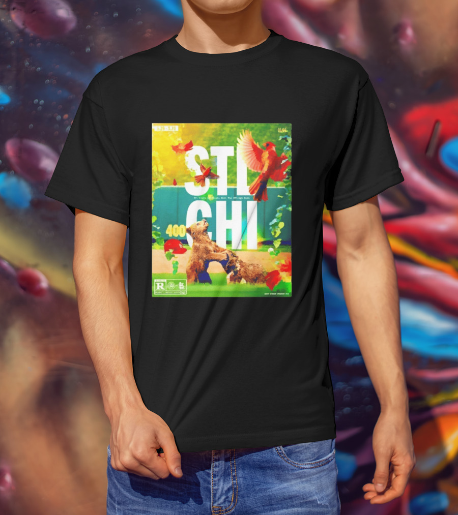 STL CHI St Louis Cardinals Vs Chicago Cubs 400 Stadium Rivalry 9 25 31 T-Shirt