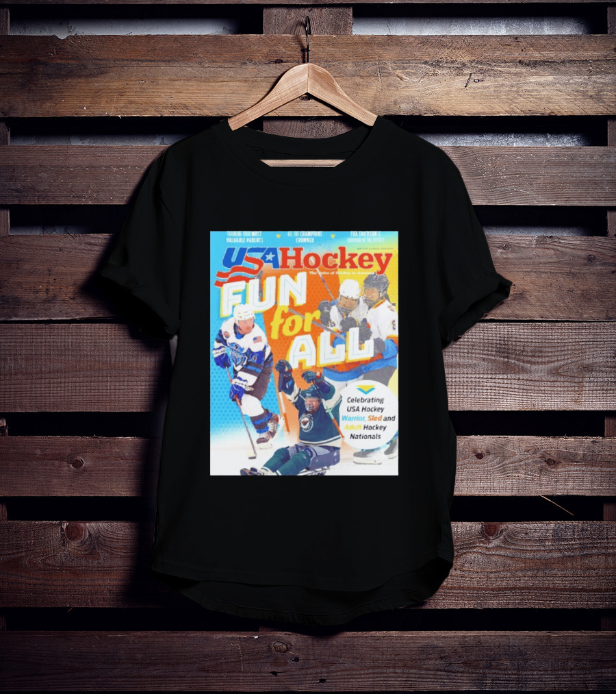USA Hockey Fun For All Celebrating Warrior Sled And Adult Hockey Nationals T-Shirt
