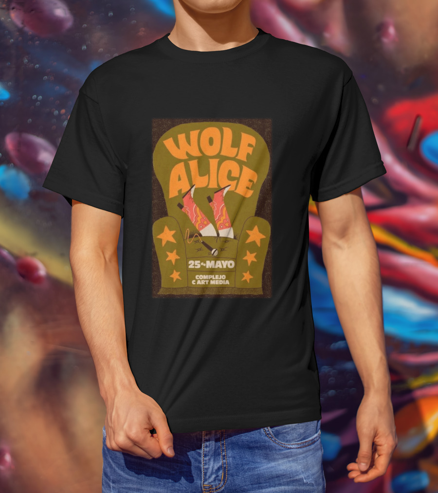 Wolf Alice Complejo C Art Media 25 De Mayo 2026 T-Shirt