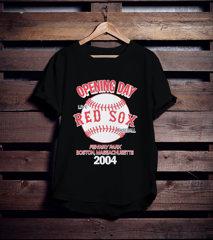 Opening Day Red Sox Fenway Park Boston Massachusetts 2004 T-Shirt