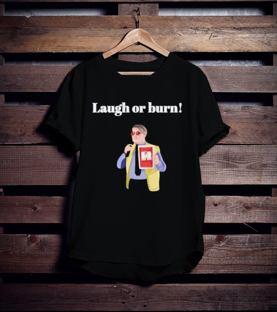 Hannibal Lecter Laugh Or Burn Will Graham The Running Man T-Shirt