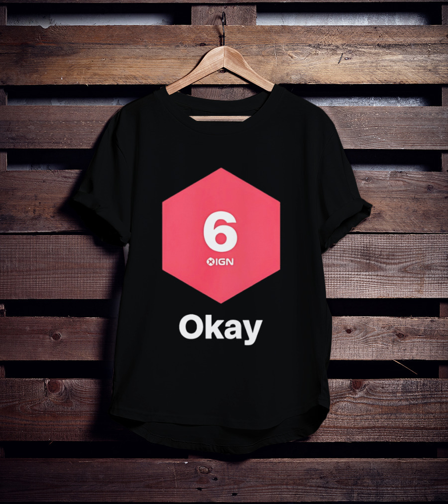 IGN Gaming Review Meme Culture 6 Okay Rating T-Shirt