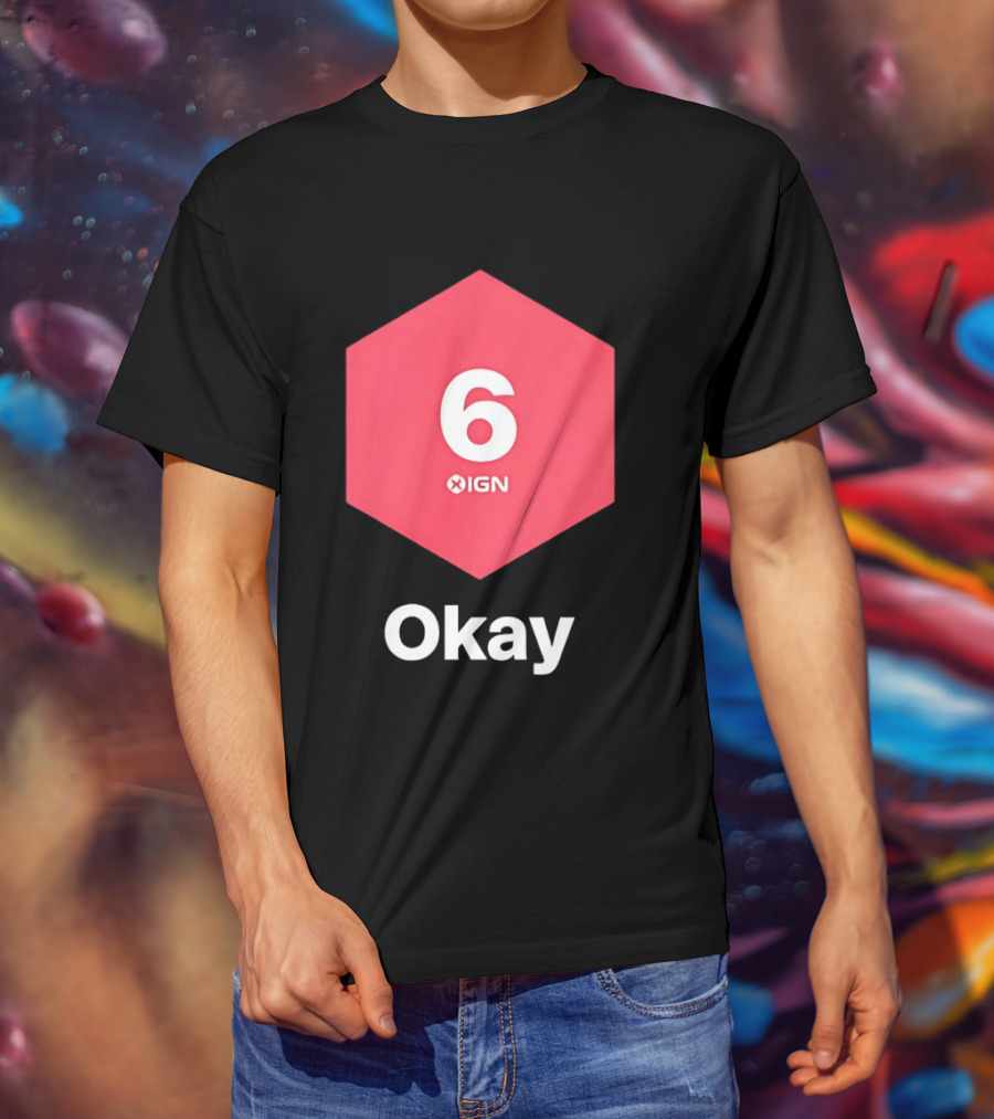 IGN Gaming Review Meme Culture 6 Okay Rating T-Shirt