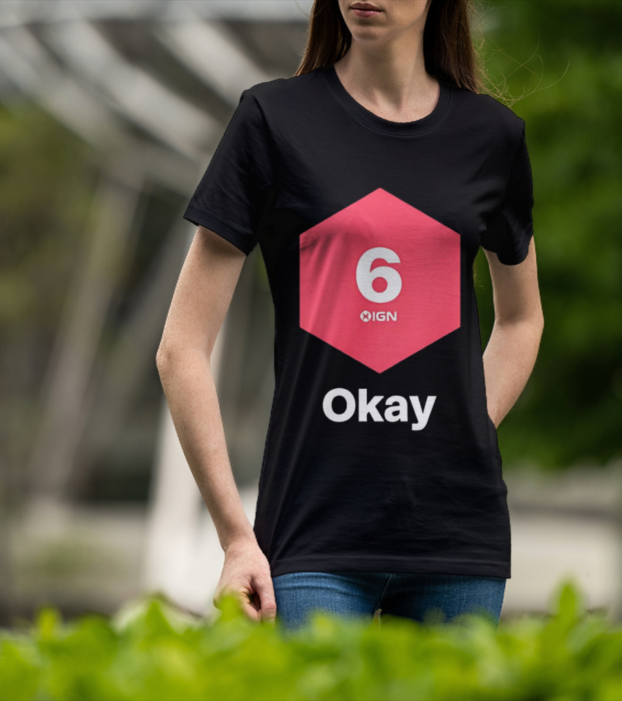 IGN Gaming Review Meme Culture 6 Okay Rating T-Shirt
