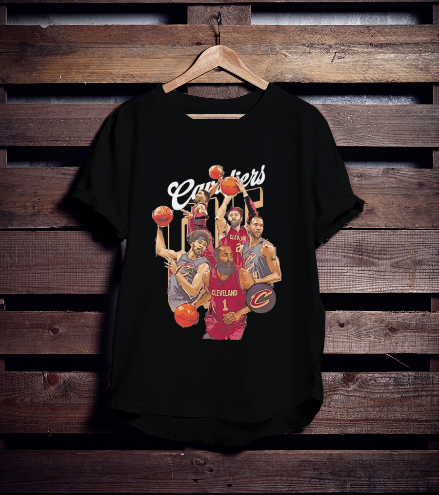 Cleveland Cavaliers James Harden Darius Garland Donovan Mitchell Basketball Players T-Shirt